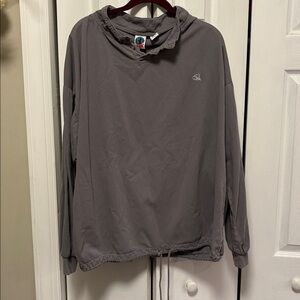 WEK Gray Cotton Hoodie VINTAGE
